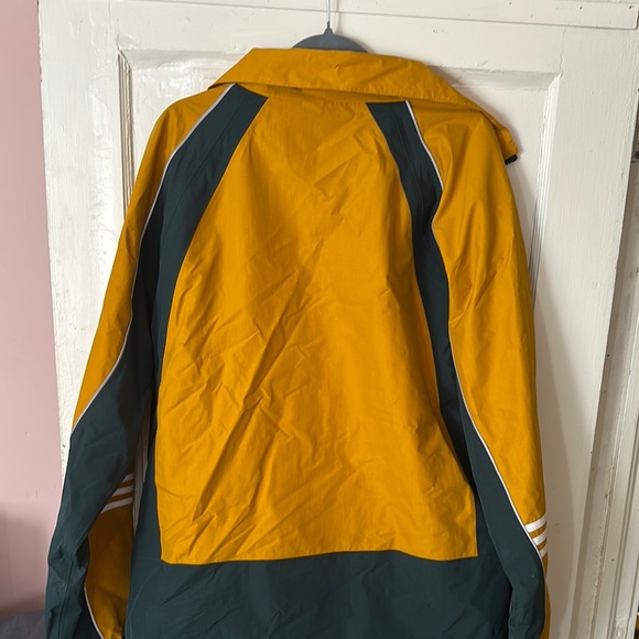 Adidas Men's Yellow and Black Jacket - Picture 3 of 3